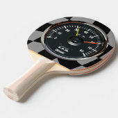 ヴィンテージアナログ自動タコメータ卓球ラケット 卓球ラケット (正面アングル)