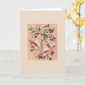 ヴィンテージアニバーサリーベルアニバーサリーカード カード (黄色い花)