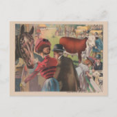 ヴィンテージアニマルフェア ポストカード (正面)