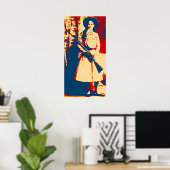 ヴィンテージアニーオークリー油グランジポスター ポスター (ホームオフィス)