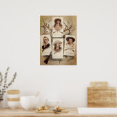 ヴィンテージアニーオークリー&バッファロービル ポスター (キッチン)