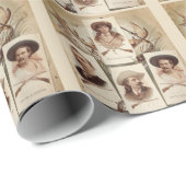 ヴィンテージアニーオークリー&バッファロービル ラッピングペーパー (ロールコーナー)