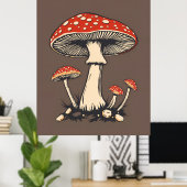 ヴィンテージアハラタケ ポスター (ホームオフィス)