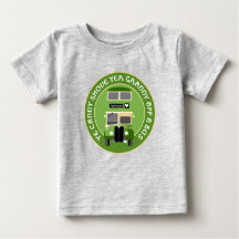 ヴィンテージアバディーンダブルデッカーバスベビーTシャツ