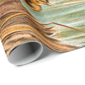 ヴィンテージアヒルの池で2デコパージュ ラッピングペーパー (ロールコーナー)