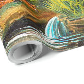 ヴィンテージアヒルの池で3デコパージュ ラッピングペーパー (ロールコーナー)