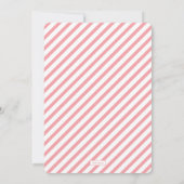 ヴィンテージアビーカダビーベビーシャワー招待状 招待状 (裏面)