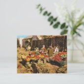 ヴィンテージアフガニスタンのカンダハルの場外市場 ポストカード (スタンド正面)