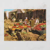ヴィンテージアフガニスタンのカンダハルの場外市場 ポストカード (正面)
