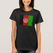 ヴィンテージアフガニスタン国旗アフガン独立記念日 Tシャツ (正面)