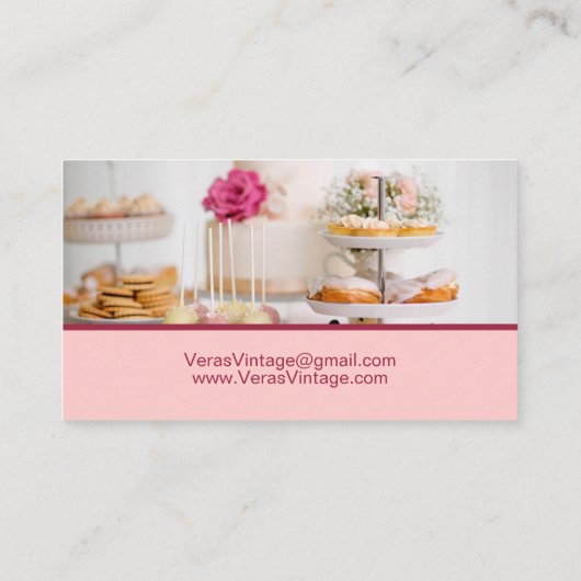 ヴィンテージアフタヌーンティーパーティー 名刺 (裏面)