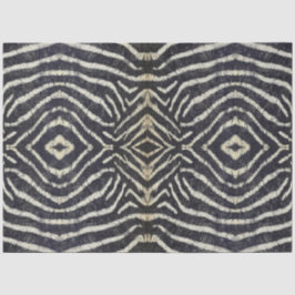 ヴィンテージアフリカのゼブラストライプのパターンの切り離し 薄葉紙