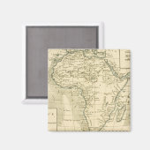 ヴィンテージアフリカの地図 マグネット (正面/裏面)