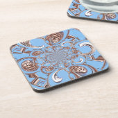 ヴィンテージアフリカサファリハクナマタタギフトスカイカラー コースター (左側)