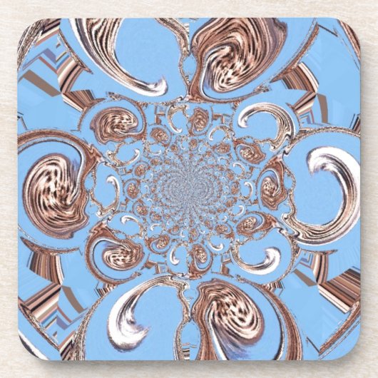 ヴィンテージアフリカサファリハクナマタタギフトスカイカラー コースター (正面)