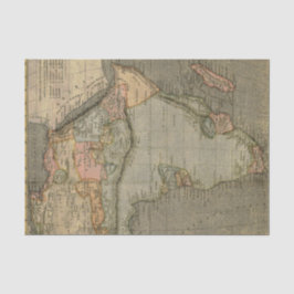 ヴィンテージアフリカマップ 薄葉紙