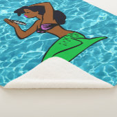 ヴィンテージアフリカ人魚海海 シェルパブランケット (3/4)