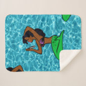 ヴィンテージアフリカ人魚海海 シェルパブランケット (正面(横))