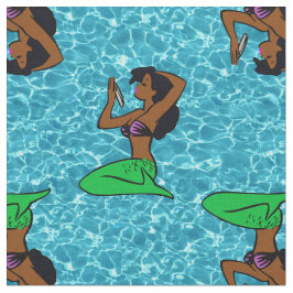 ヴィンテージアフリカ人魚海海 ファブリック