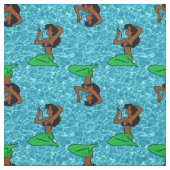 ヴィンテージアフリカ人魚海海 ファブリック (見本)