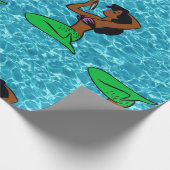 ヴィンテージアフリカ人魚海海 ラッピングペーパー (角)