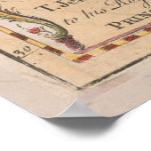 ヴィンテージアフリカ地図(1770年)ヴィンテージアフリカ大陸 ポスター (角)