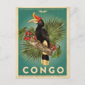 ヴィンテージアフリカ旅行はがき ポストカード (正面)