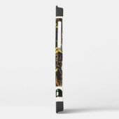 ヴィンテージアフリカ旅行ポスター、アフリカゾウ Case-Mate iPhoneケース (裏面 / 左)