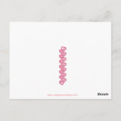 ヴィンテージアフリカ系アメリカ人のバレンタインポストカード ポストカード (裏面)