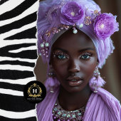 ヴィンテージアフリカ系アメリカ人の女性デコパージュ 薄葉紙