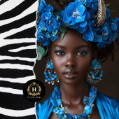 ヴィンテージアフリカ系アメリカ人の女性デコパージュ 薄葉紙