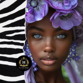 ヴィンテージアフリカ系アメリカ人の女性デコパージュ 薄葉紙