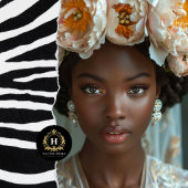 ヴィンテージアフリカ系アメリカ人の女性デコパージュ 薄葉紙