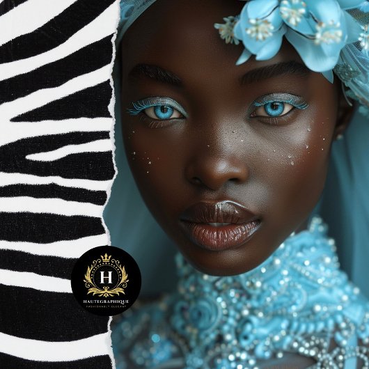 ヴィンテージアフリカ系アメリカ人の女性デコパージュ 薄葉紙