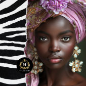 ヴィンテージアフリカ系アメリカ人の女性デコパージュ 薄葉紙