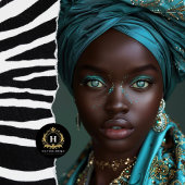 ヴィンテージアフリカ系アメリカ人の女性デコパージュ 薄葉紙