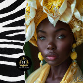 ヴィンテージアフリカ系アメリカ人の女性デコパージュ 薄葉紙