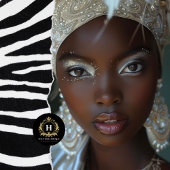 ヴィンテージアフリカ系アメリカ人の女性デコパージュ 薄葉紙