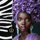 ヴィンテージアフリカ系アメリカ人の女性デコパージュ 薄葉紙