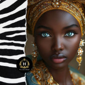 ヴィンテージアフリカ系アメリカ人の女性デコパージュ 薄葉紙