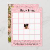 ヴィンテージアフリカ系アメリカ人の赤ちゃんシャワーゲーム (正面/裏面)