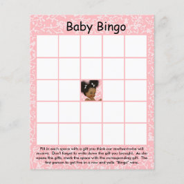 ヴィンテージアフリカ系アメリカ人の赤ちゃんシャワーゲーム
