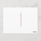 ヴィンテージアフリカ系アメリカ人カップルのバレンタイン ポストカード (裏面)