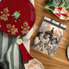 ヴィンテージアフリカ系アメリカ人クリスマスカード シーズンカード