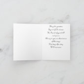 ヴィンテージアフリカ系アメリカ人クリスマスカード シーズンカード (内部)