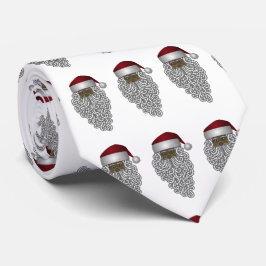 ヴィンテージアフリカ系アメリカ人サンタオンホワイトネックタイ ネクタイ