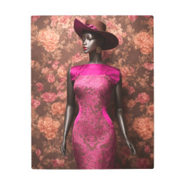 ヴィンテージアフリカ系アメリカ人人形 メタルプリント