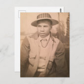 ヴィンテージアフリカ系アメリカ人 ポストカード (正面/裏面)