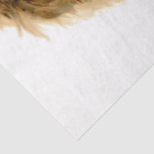 ヴィンテージアフリカ野生動物ライオン・デコップアート 薄葉紙 (詳細)