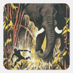 ヴィンテージアフリカ スクエアシール